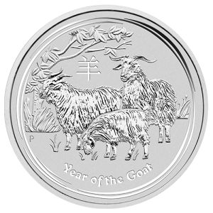 10 oz Silver Coin Goat 2015, Lunar Series II