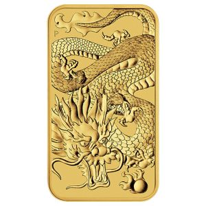1 oz Gold Coin Dragon Rectangular
