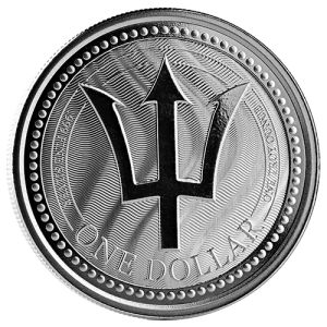 1 oz Silver Coin Barbados Trident 2020 