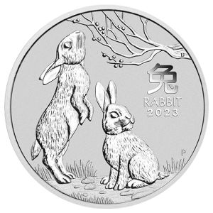 1 oz Silver Coin Rabbit 2023, Lunar Series III