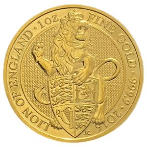 1 oz Gold Lion of England, Queens Beasts Series 2016