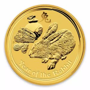 10 oz Gold Coin Hare 2011, Lunar Series II