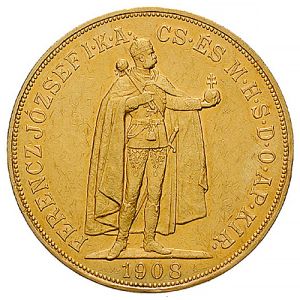 100 Crown Gold Franz Joseph Hungary