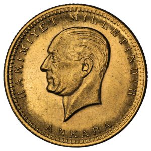 100 Piaster Gold Coin