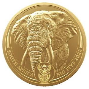 1 oz Gold Elephant, Big Five Series 2022