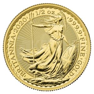 1/2 oz Gold Britannia, backdated