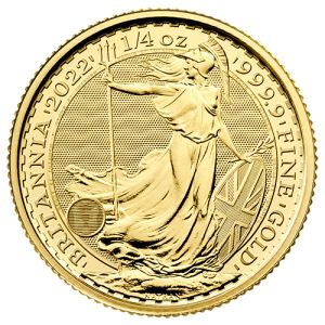 1/4 oz Gold Britannia 2022