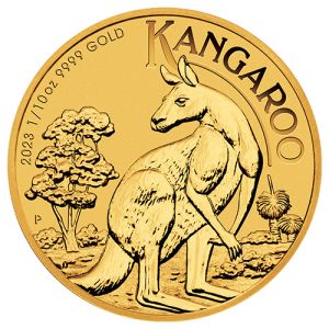 1/10 oz Gold Kangaroo Nugget 2023