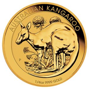 1/4 oz Gold Kangaroo Nugget 