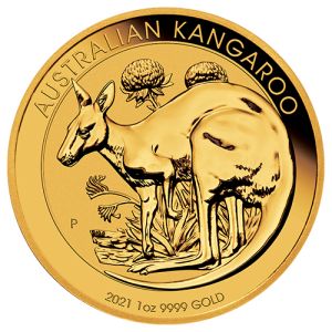 1 oz Gold Coin Kangaroo Nugget  