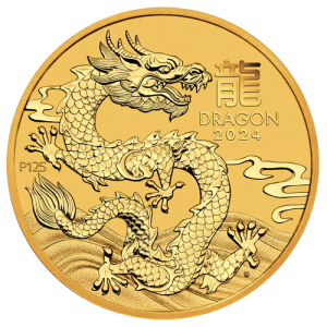 1/4 oz Gold Coin Dragon 2024, Lunar Series III
