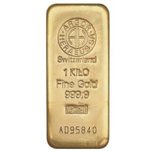 1 kg Gold Bar Argor Heraeus