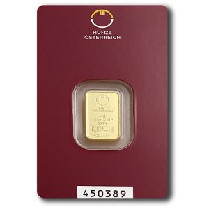 2g Gold Kinebar Austrian Mint