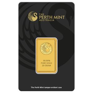 20g Gold Bar Perth Mint