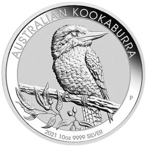 10 oz Silver Kookaburra 2021