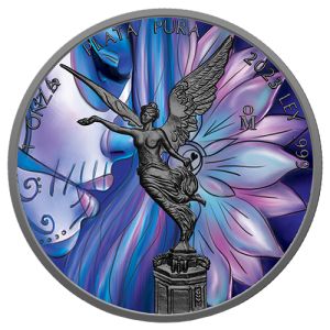 1 oz Silber Libertad 2023 – Lotus Girl, Art Color Collection
