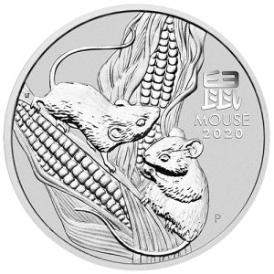 5 oz Silver Coin Mouse 2020, Lunar Series III 