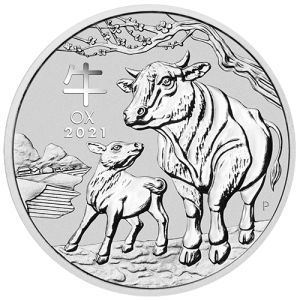5 oz Silver Coin Ox 2021, Lunar Series III 