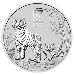 1 oz Silver Coin Tiger 2022, Lunar Series III 