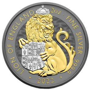 2 oz Silver The Lion of England 2022, Art Color Collection