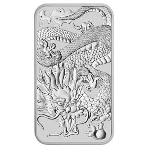 1 oz Silver Coin Bar Dragon Rectangular 2022