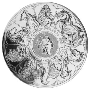 10 oz Silver Completer, Queens Beasts  series 2022