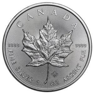 1 oz Silver Maple Leaf, backdated