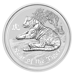 10 oz Silver Tiger 2010, Lunar Series II